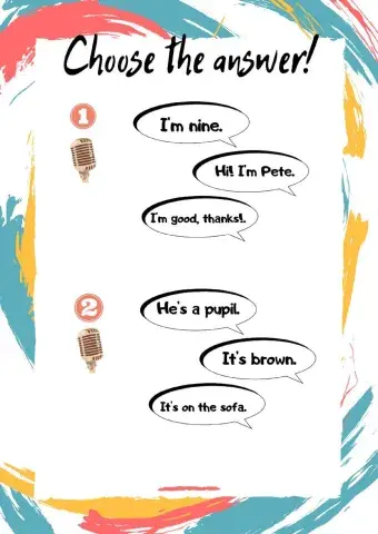 Family and friends 1 Revision Speaking