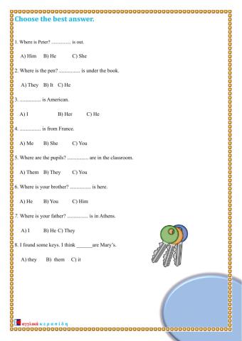 Personal Pronouns As46