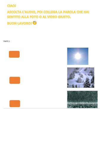 CHE TEMPO FA? CHE COS'E'?