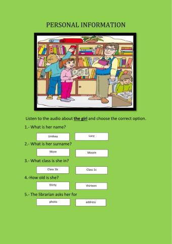 Personal Information