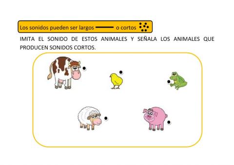 Sonidos cortos y largos