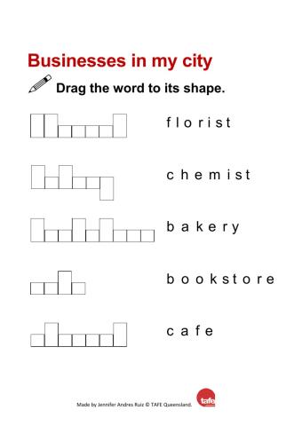 Businesses in my town