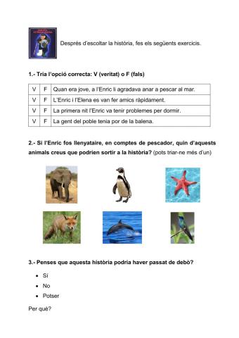 Bon dia estimada balena