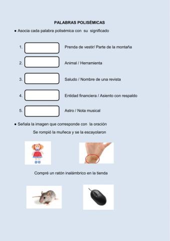 Palabras Polisémicas