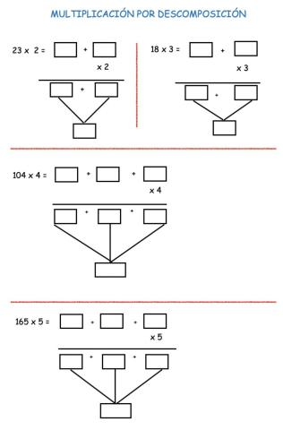 Multiplicación por descomposición