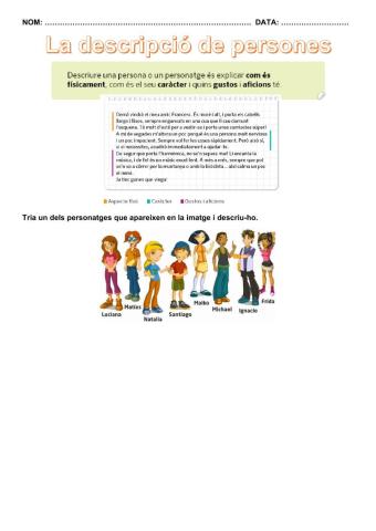 Descripció de persones