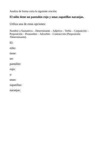 Análisis Morfológico 1