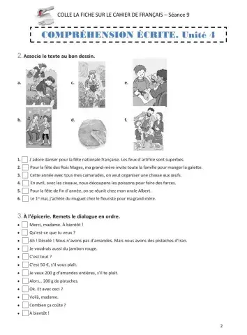 Les achats et les fêtes