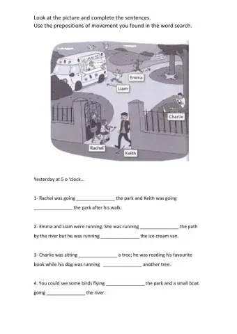 Prepositions of movement