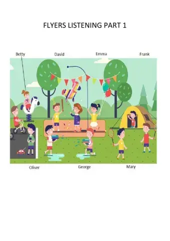 Listening part 1 Flyers