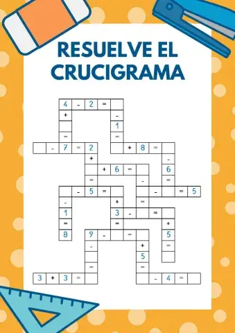 Crucigrama matemático