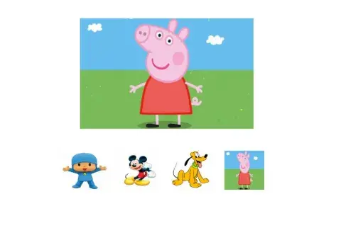 Quién es? Peppa pig