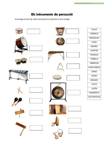 Instruments de percussió