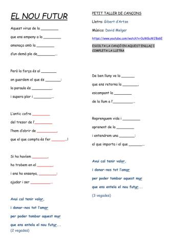 EL NOU FUTUR - Petacamúsics