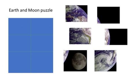 Earth and Moon puzzle