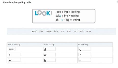GO GETTER 2- UNIT 3-ACTIONS IN PROGRESS
