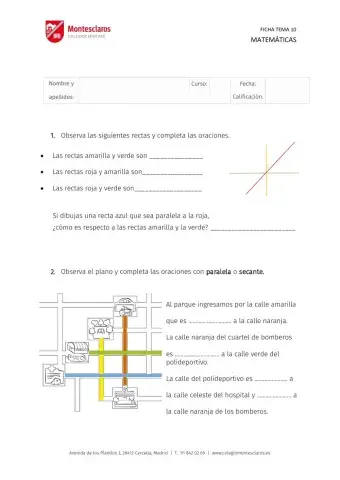 FICHA MATE TEMA 10- 3º PRIMARIA