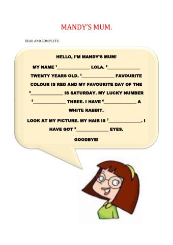 Revision - Mandy's Mum