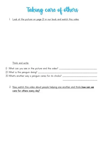 Taking care of others