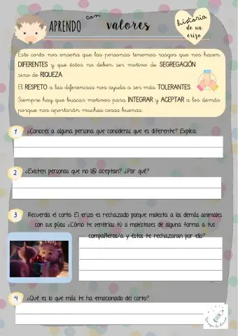 Historia de un erizo