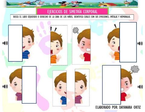 LAS EMOCIONES: Ejercicios de Simetría Corporal