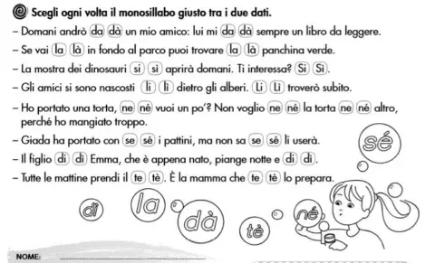 Monosillabi accentati