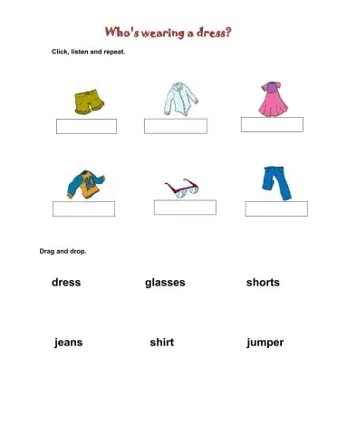 Who's wearing a dress?