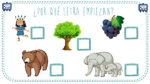 ¿Por qué letra empieza?