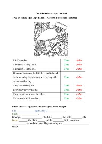 The enourmous turnip: the end