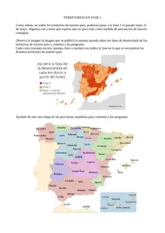 Territorios en desescalada