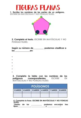 Figuras planas y ángulos