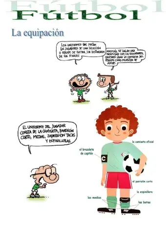 Fútbol - El equipamiento en fútbol