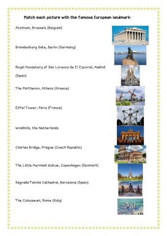 European landmarks