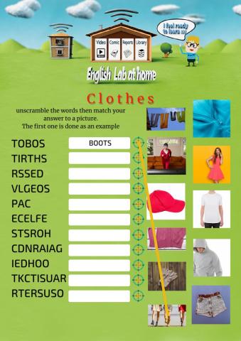 Clothes revision week 10