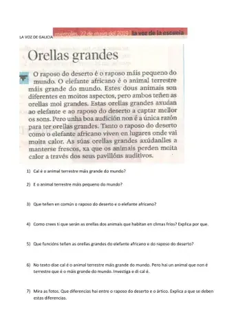 Comprensión lectora gallego castellano