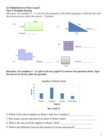 Math Reviewer Part 3-4