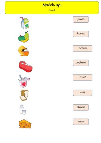 Food: Match up
