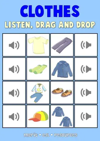 Clothes - Drag and drop