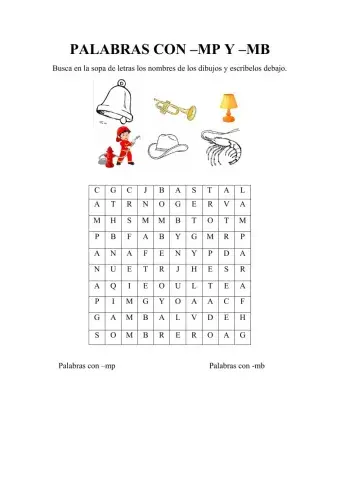 Ortografía -mp y -mb