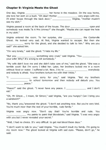 The Canterville Ghost - Chapter 9