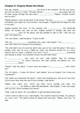 The Canterville Ghost - Chapter 9