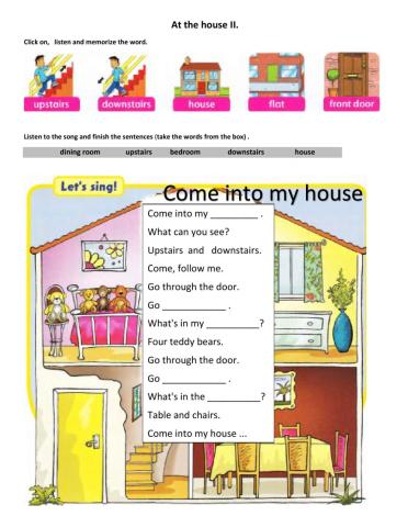 At the house 2.FF1.Unit 8.(pg.60).