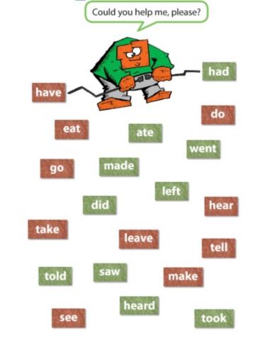 Irregular verbs