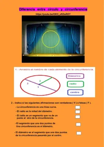 Círculo y circunferencia