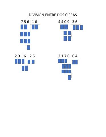 División entre dos cifras