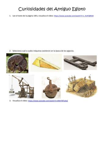 Curiosidades del Antiguo Egipto
