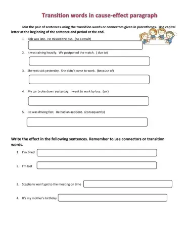 Cause and effect connectors