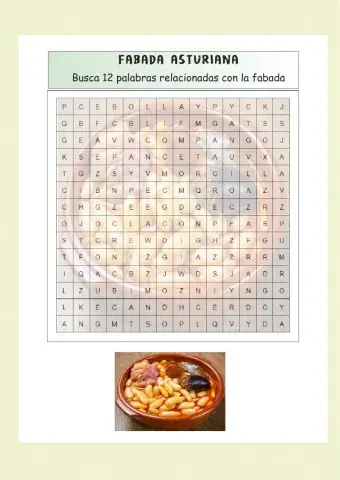 Fabada de letras