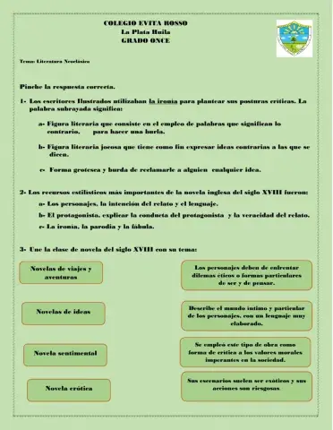 Literatura Neoclásica Europea