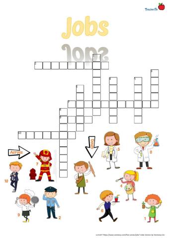 Jobs crossword
